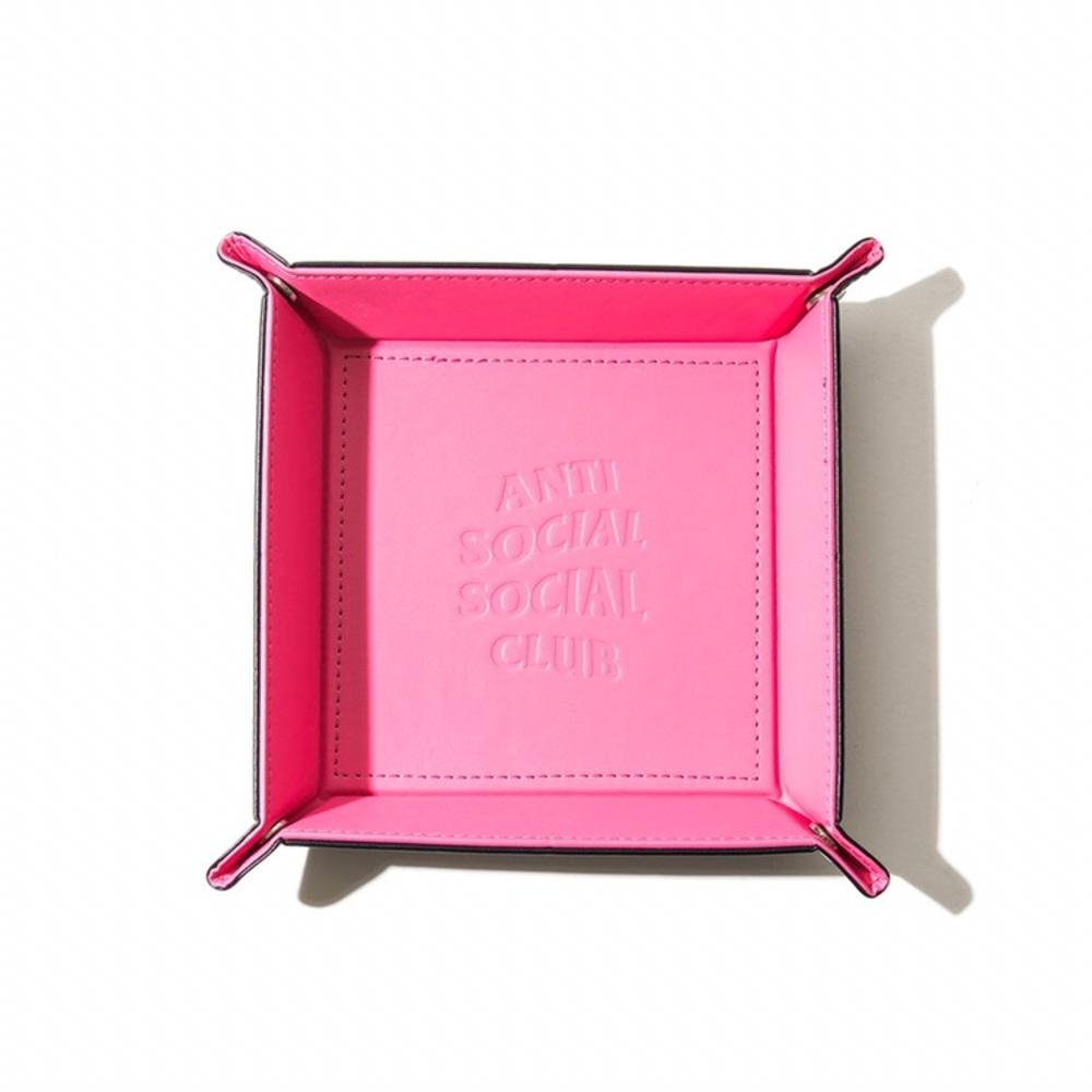 Anti Social Social Club Scratched Pink Tray